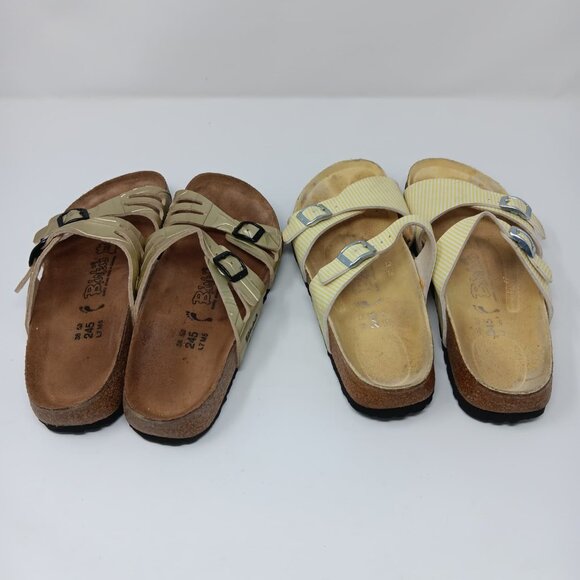 Birkenstock Arizona Size L7 M5  38 used two par form 65 dolar - Picture 1 of 7